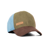 HEAD GEAR FOUR FIESTA SUEDE CAP - OLIVE