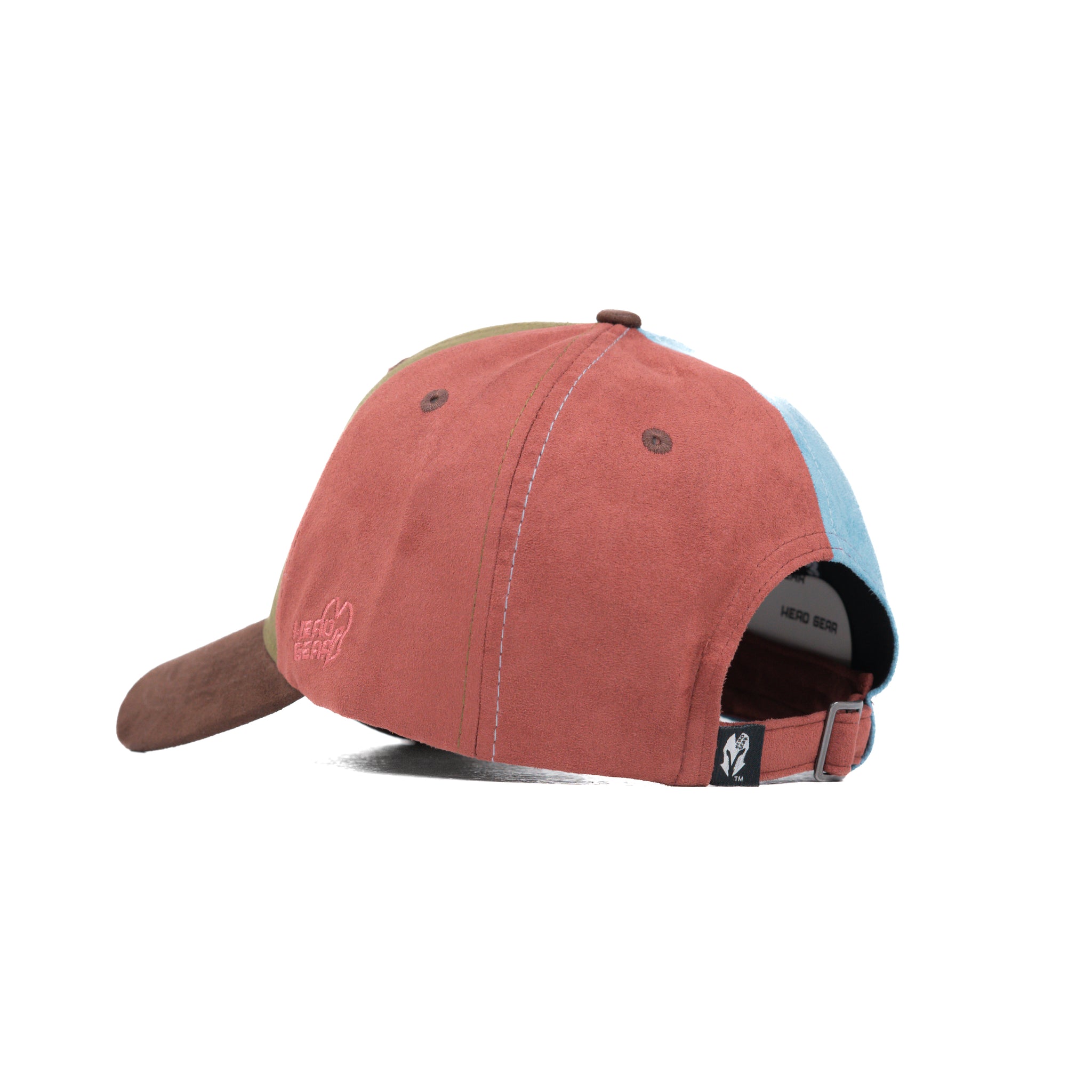 HEAD GEAR FOUR FIESTA SUEDE CAP - OLIVE