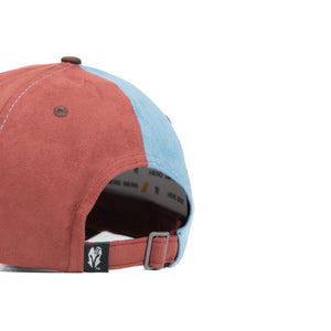 HEAD GEAR FOUR FIESTA SUEDE CAP - OLIVE