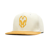 HEAD GEAR LOGO OFF-WHITE FLAT VISOR CAP