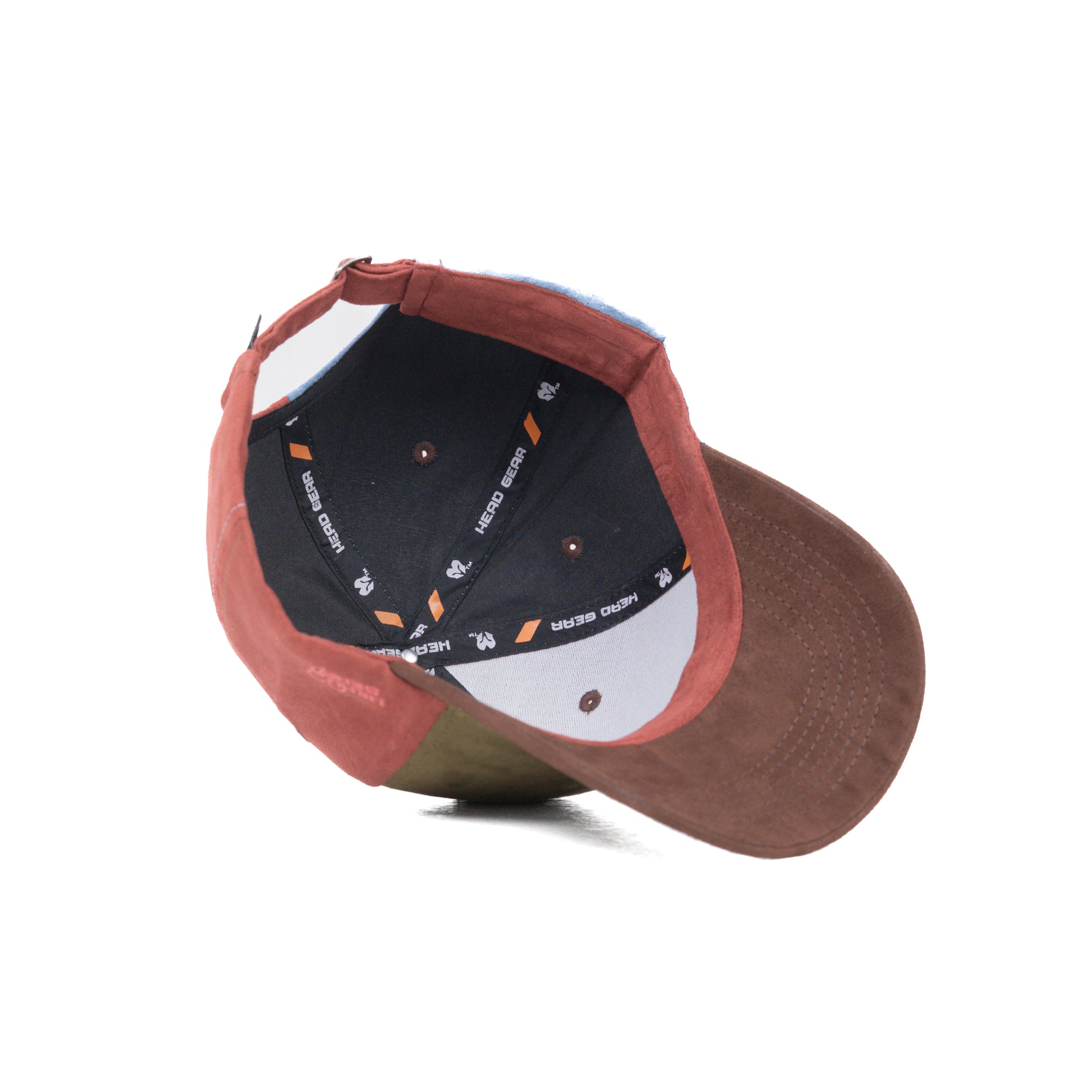 HEAD GEAR FOUR FIESTA SUEDE CAP - OLIVE