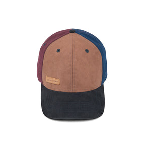 HEAD GEAR FOUR FIESTA SUEDE CAP - BROWN
