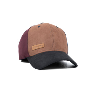 HEAD GEAR FOUR FIESTA SUEDE CAP - BROWN