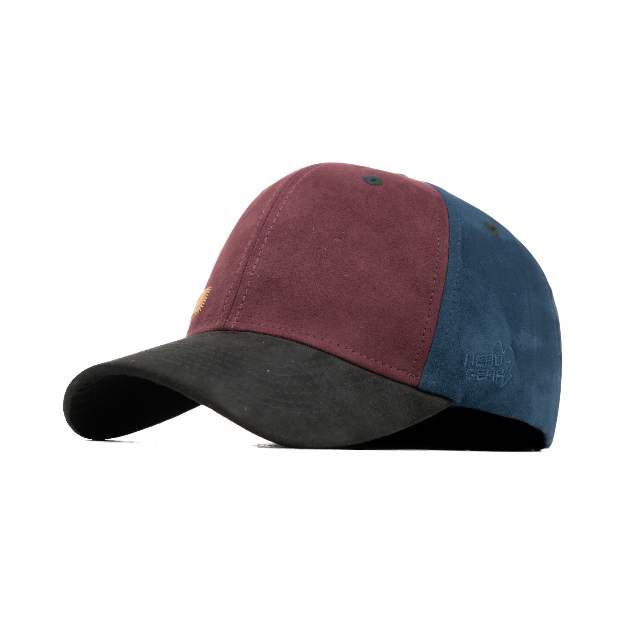 HEAD GEAR FOUR FIESTA SUEDE CAP - PURPLE WINE