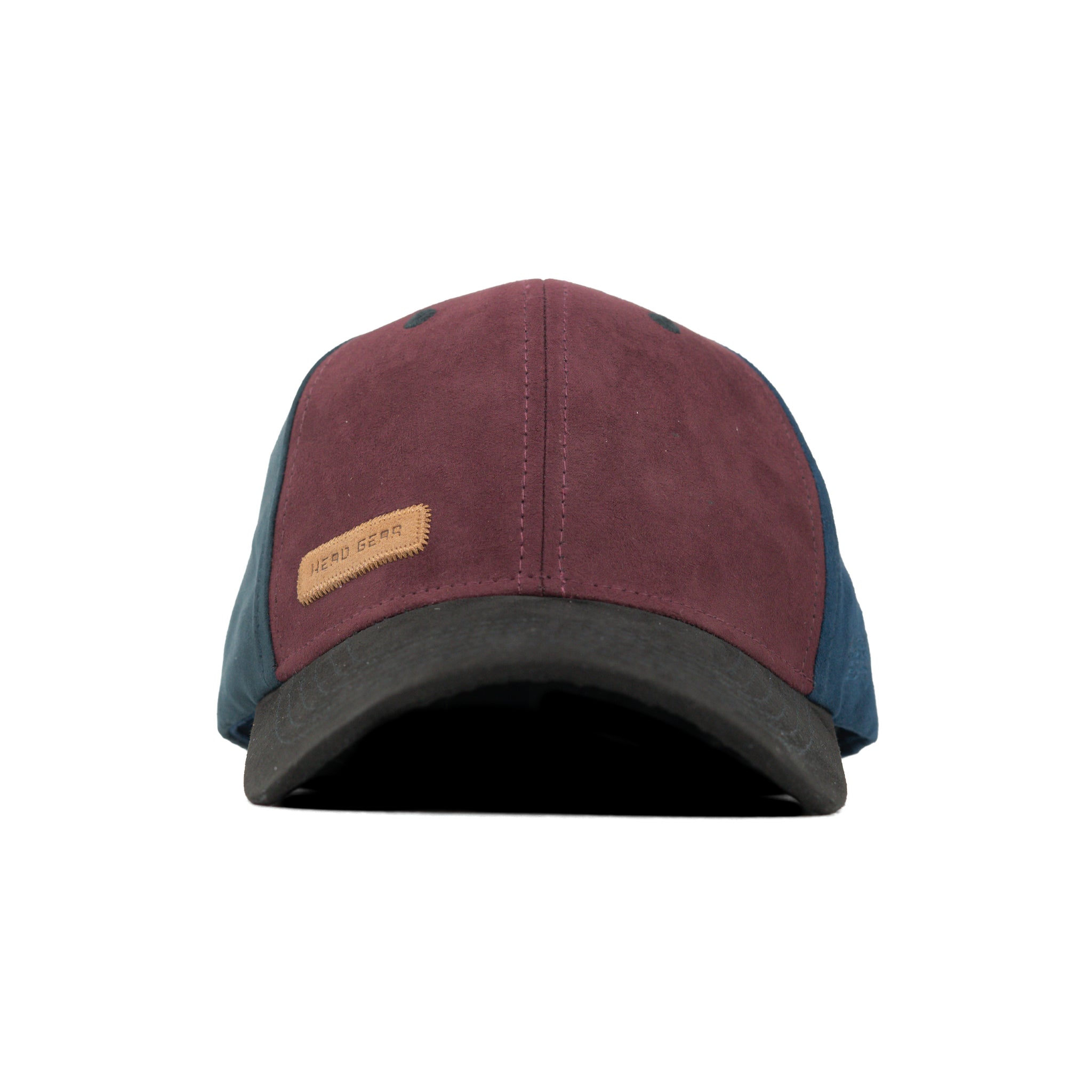 HEAD GEAR FOUR FIESTA SUEDE CAP - PURPLE WINE