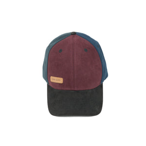 HEAD GEAR FOUR FIESTA SUEDE CAP - PURPLE WINE