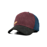 HEAD GEAR FOUR FIESTA SUEDE CAP - PURPLE WINE