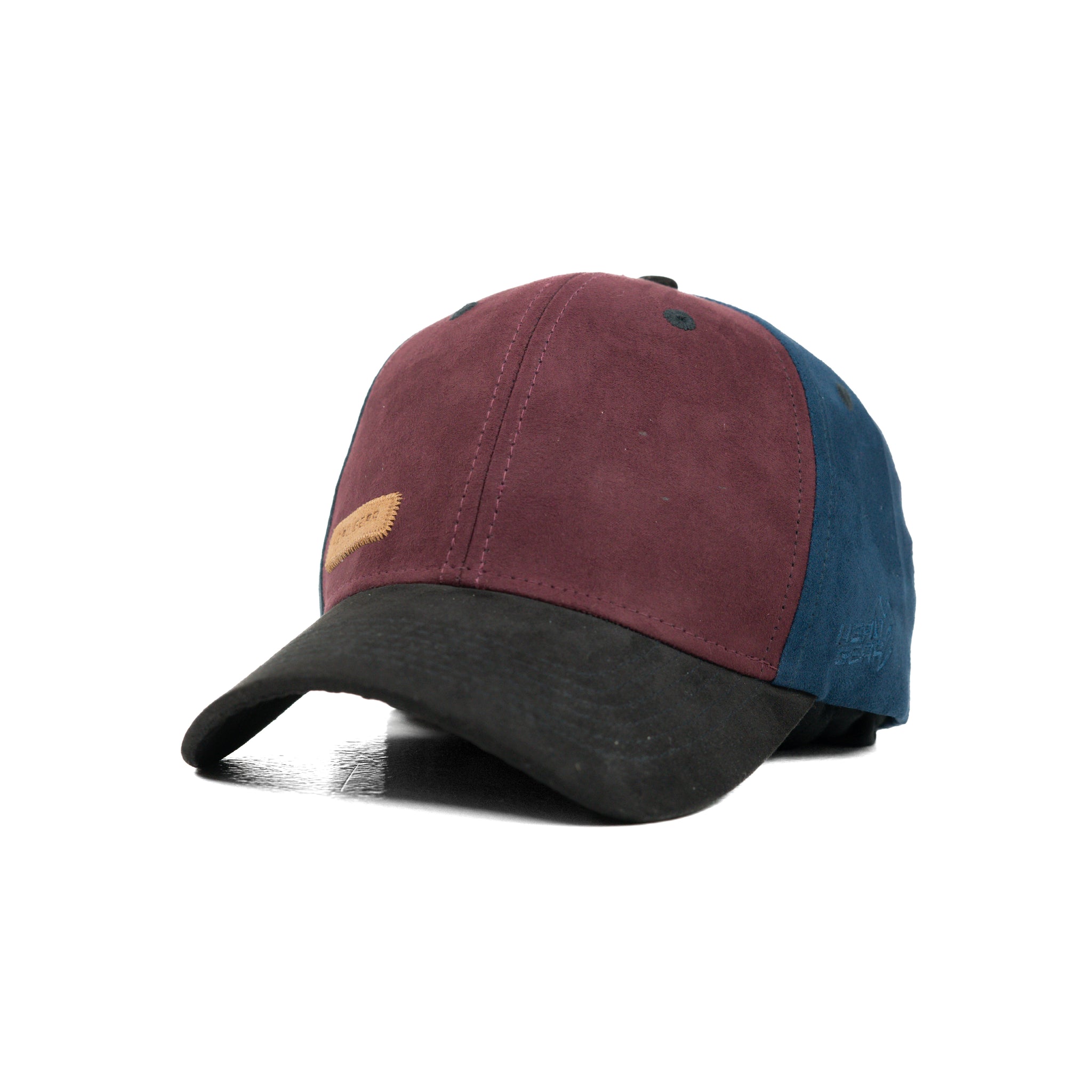 HEAD GEAR FOUR FIESTA SUEDE CAP - PURPLE WINE