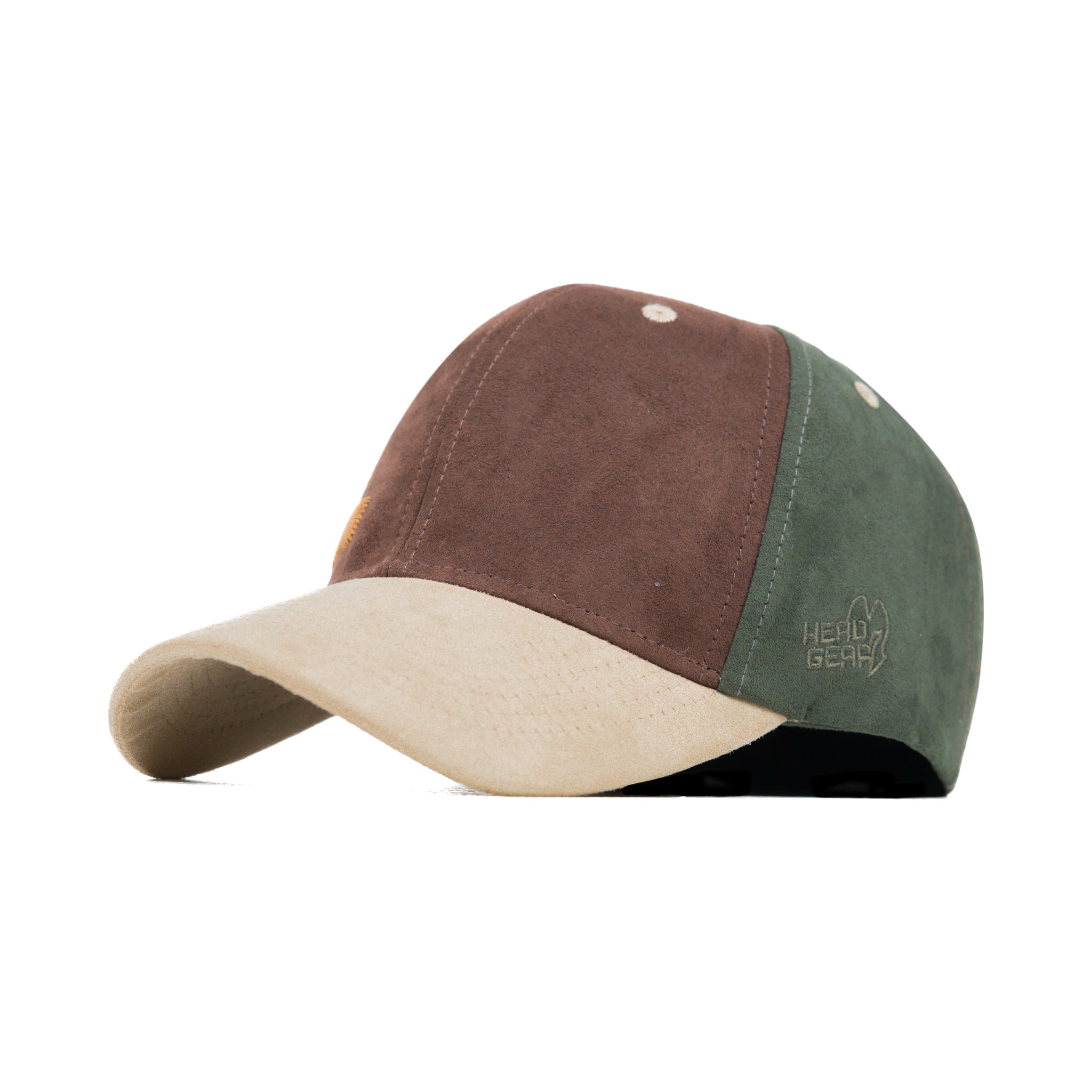 HEAD GEAR FOUR FIESTA SUEDE CAP - COFFEE