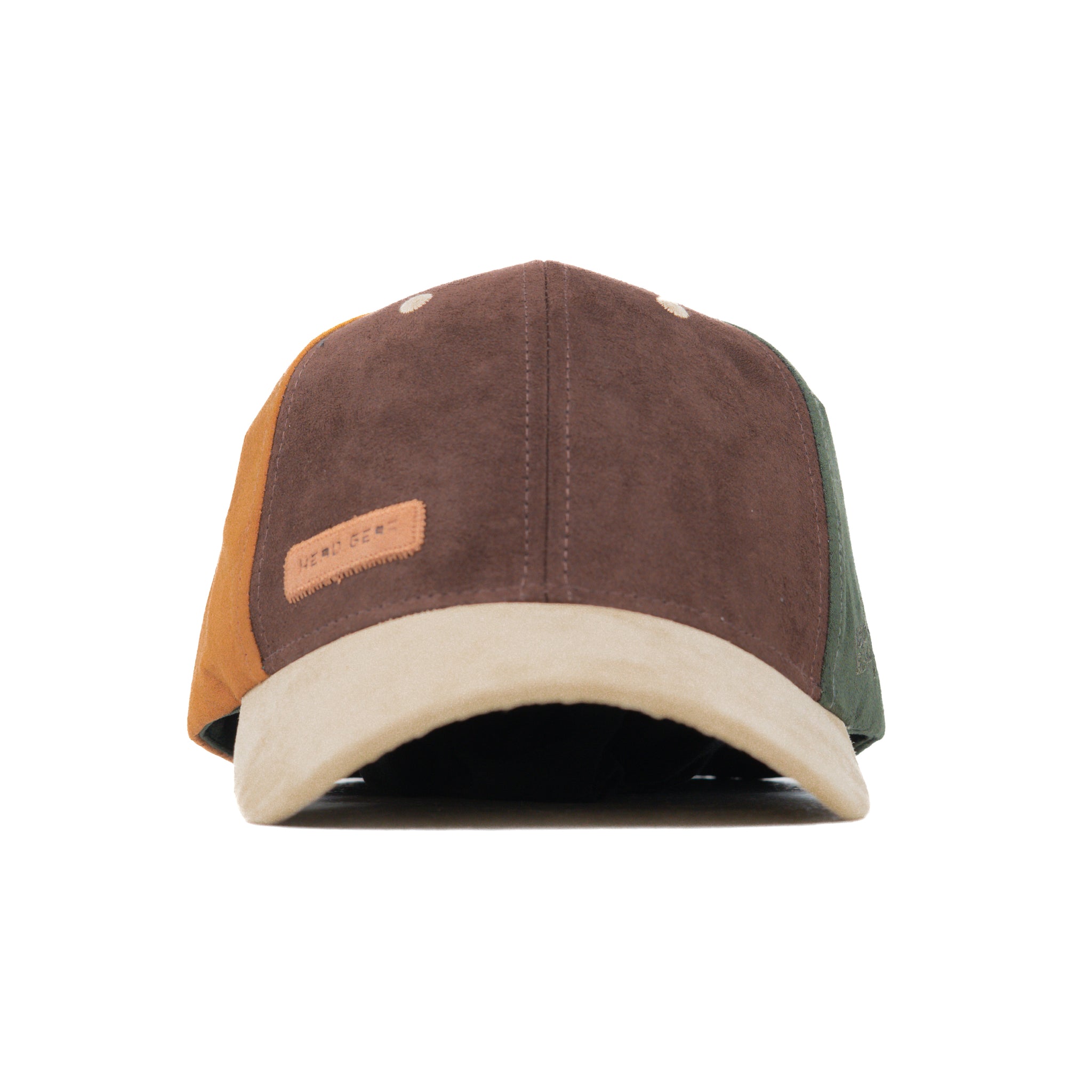 HEAD GEAR FOUR FIESTA SUEDE CAP - COFFEE
