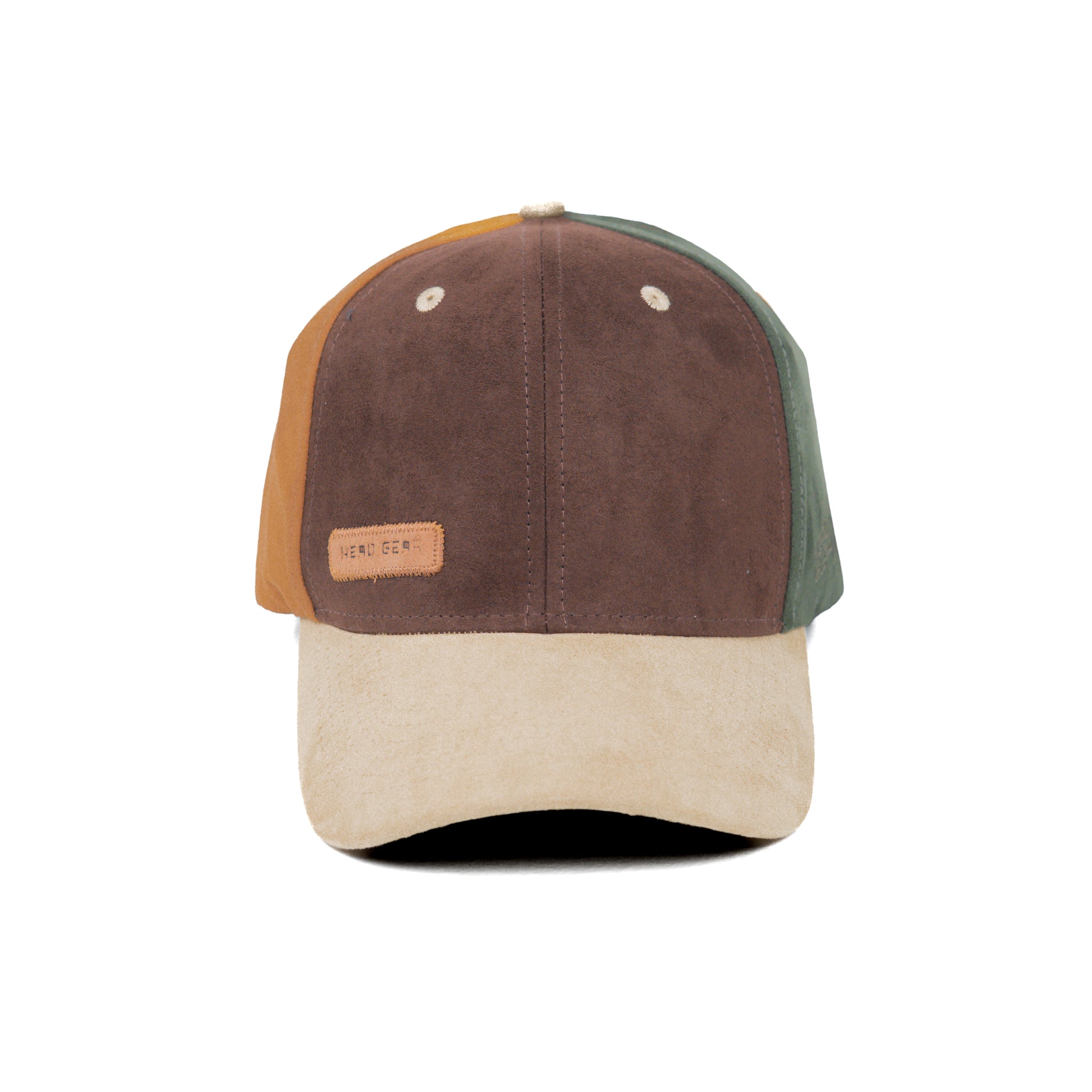 HEAD GEAR FOUR FIESTA SUEDE CAP - COFFEE