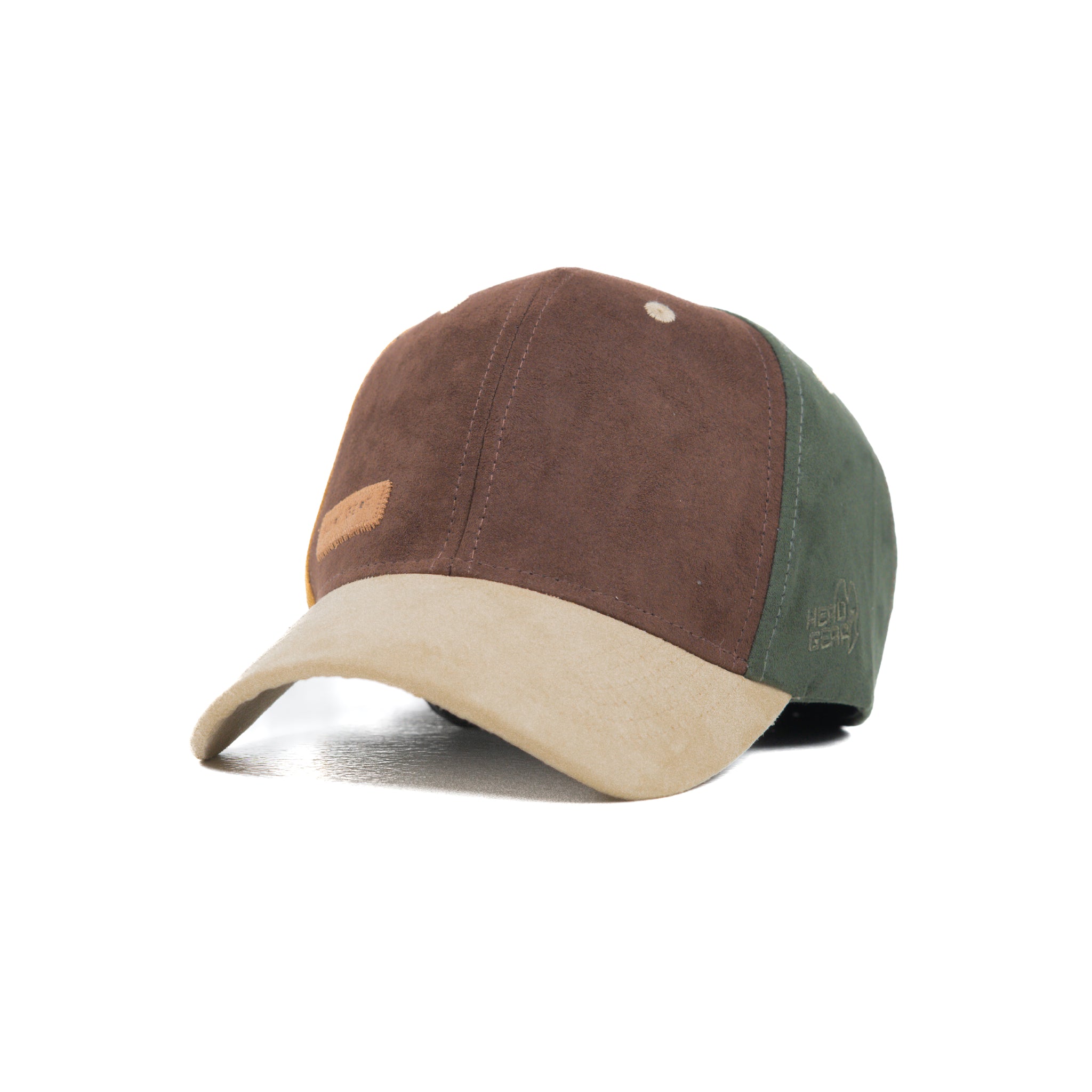 HEAD GEAR FOUR FIESTA SUEDE CAP - COFFEE