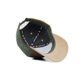 HEAD GEAR FOUR FIESTA SUEDE CAP - COFFEE