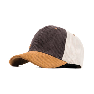 HEAD GEAR FOUR FIESTA CORD CAP - COFFEE