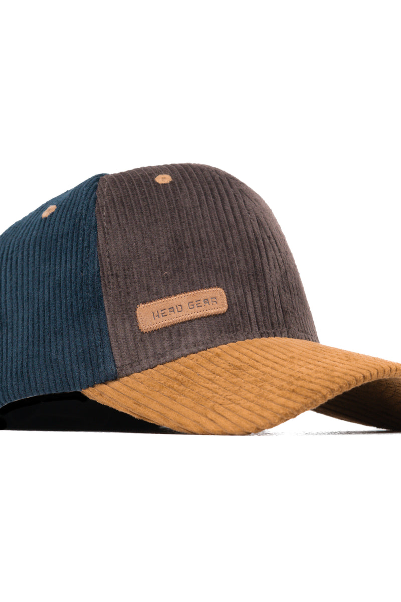 HEAD GEAR FOUR FIESTA CORD CAP - COFFEE