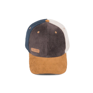 HEAD GEAR FOUR FIESTA CORD CAP - COFFEE