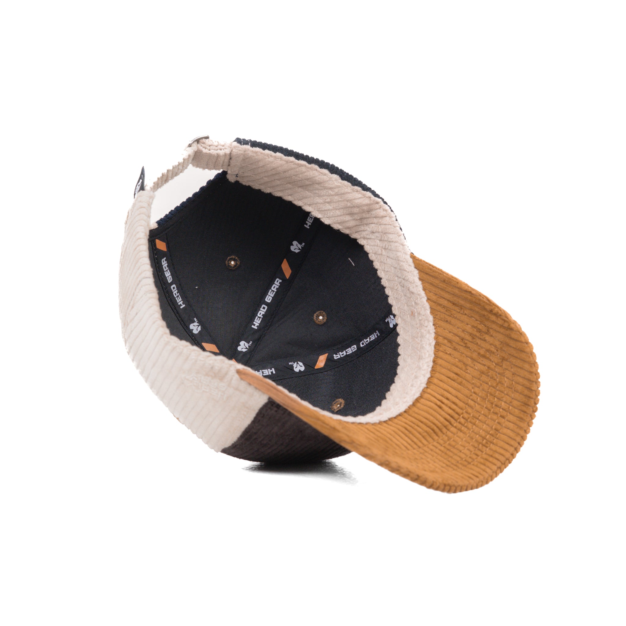 HEAD GEAR FOUR FIESTA CORD CAP - COFFEE