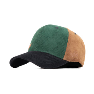 HEAD GEAR FOUR FIESTA CORD CAP - GREEN