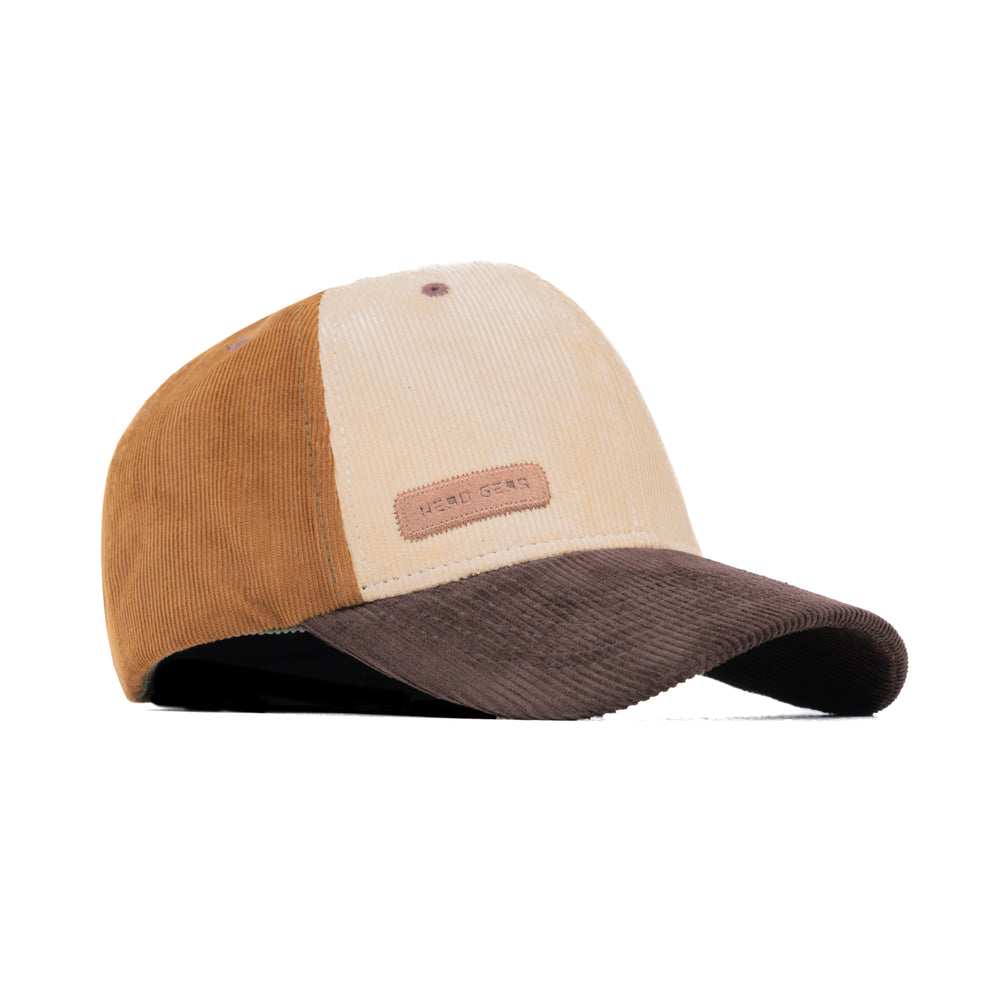 HEAD GEAR FOUR FIESTA CORD CAP - BEIGE