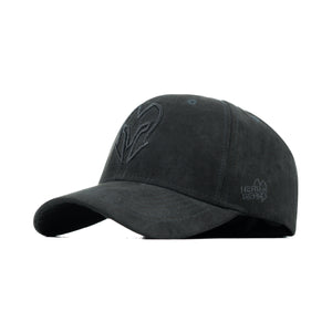 HEAD GEAR BLACK SUPER SUEDE CAP