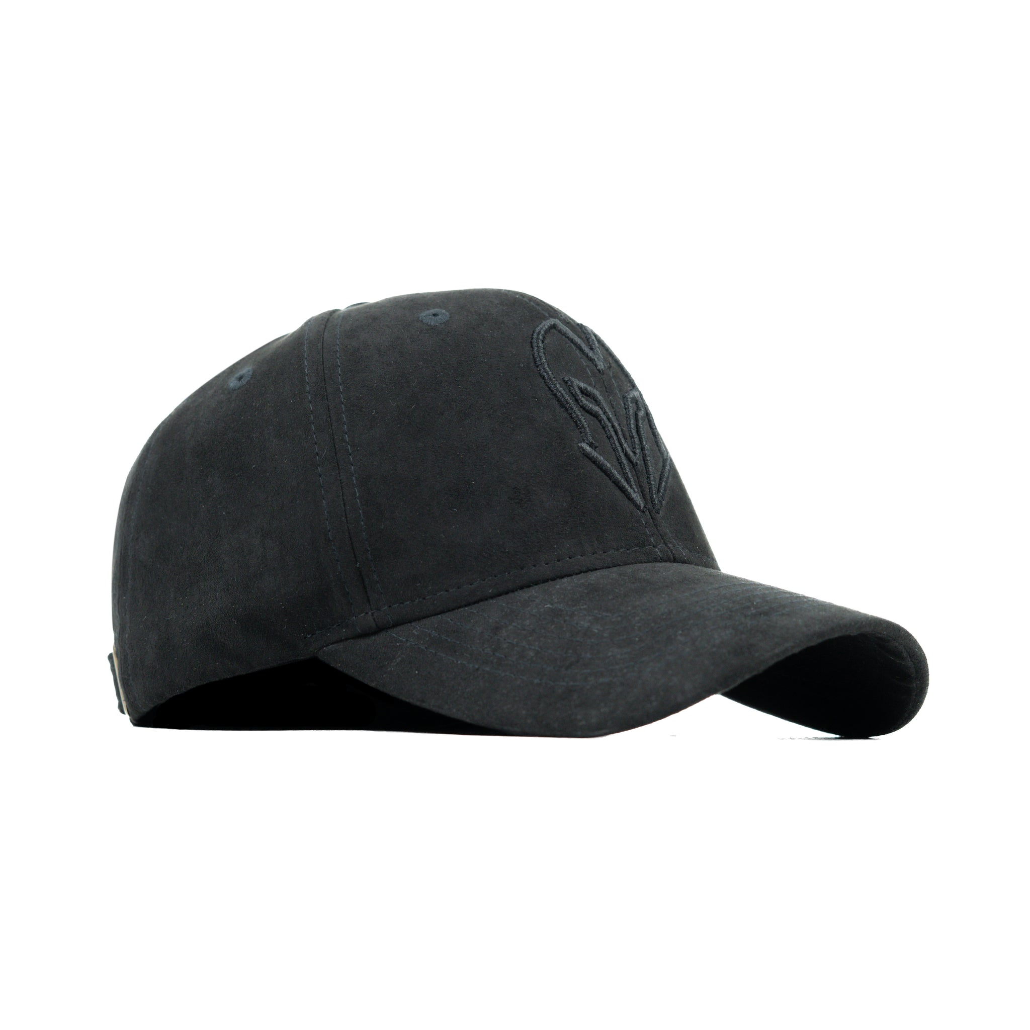 HEAD GEAR BLACK SUPER SUEDE CAP