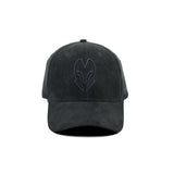 HEAD GEAR BLACK SUPER SUEDE CAP
