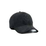 HEAD GEAR BLACK SUPER SUEDE CAP