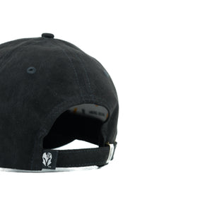 HEAD GEAR BLACK SUPER SUEDE CAP