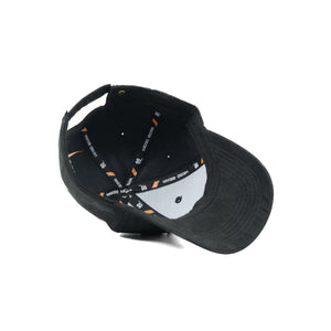 HEAD GEAR BLACK SUPER SUEDE CAP