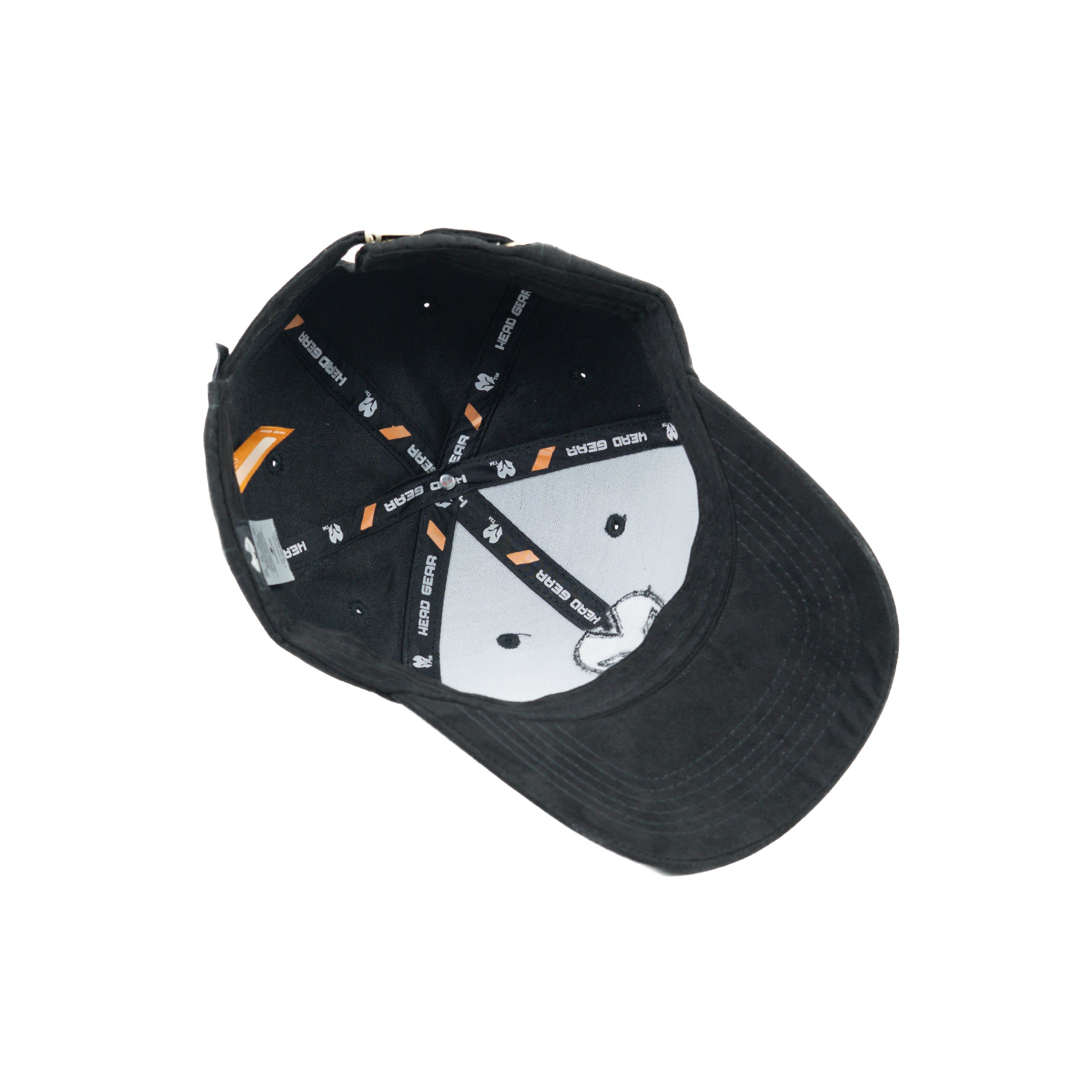 HEAD GEAR BLACK SUPER SUEDE CAP