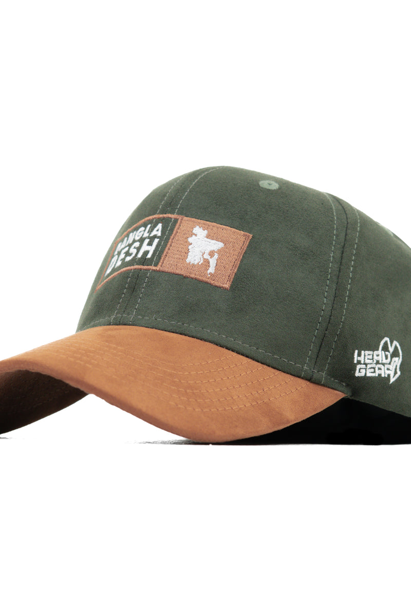 HEAD GEAR BANGLADESH GREEN BROWN CAP