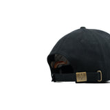HEAD GEAR BLACK AND RED CONTRAST SUEDE CAP