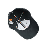 HEAD GEAR BLACK AND RED CONTRAST SUEDE CAP