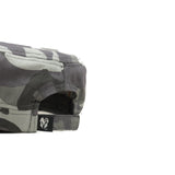 HEAD GEAR GREY CAMO WITH LEATHER PATCH CAPTAIN'S CAP