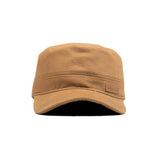 HEAD GEAR BROWN WITH LEATHER PATCH CAPTAIN'S CAP