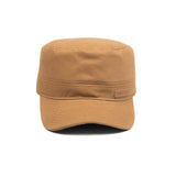 HEAD GEAR BROWN WITH LEATHER PATCH CAPTAIN'S CAP