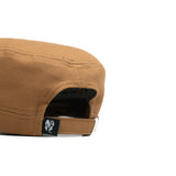 HEAD GEAR BROWN WITH LEATHER PATCH CAPTAIN'S CAP