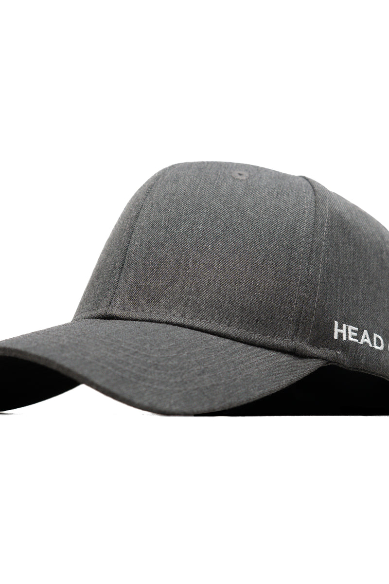 HEAD GEAR GREY MELANGE STRUCTURED CAP