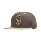 HEAD GEAR LOGO COFFEE FLAT VISOR CAP