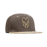 HEAD GEAR LOGO COFFEE FLAT VISOR CAP
