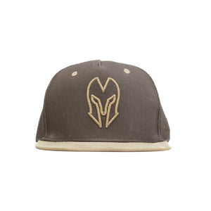 HEAD GEAR LOGO COFFEE FLAT VISOR CAP