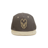 HEAD GEAR LOGO COFFEE FLAT VISOR CAP