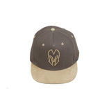 HEAD GEAR LOGO COFFEE FLAT VISOR CAP
