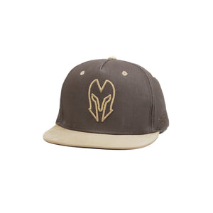 HEAD GEAR LOGO COFFEE FLAT VISOR CAP