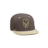 HEAD GEAR LOGO COFFEE FLAT VISOR CAP