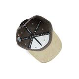 HEAD GEAR LOGO COFFEE FLAT VISOR CAP