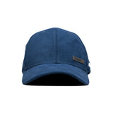 HEAD GEAR NAVY BLUE STRUCTURED RUSTIC METAL PATCH CAP