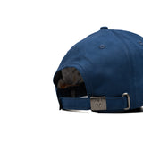 HEAD GEAR NAVY BLUE STRUCTURED RUSTIC METAL PATCH CAP