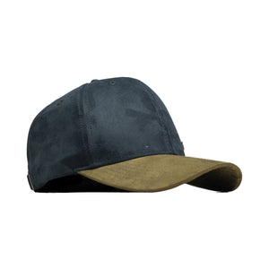 HEAD GEAR BLACK OLIVE DUAL TONE RUSTIC METAL STRUCTURED CAP