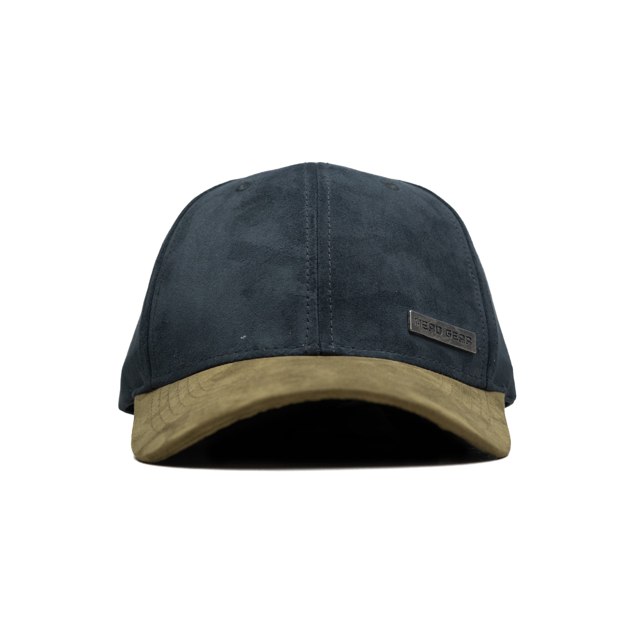 HEAD GEAR BLACK OLIVE DUAL TONE RUSTIC METAL STRUCTURED CAP